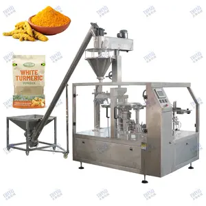 High-speed Automatic stand up Pouch Onion Powder zipper bag making packing filling machine