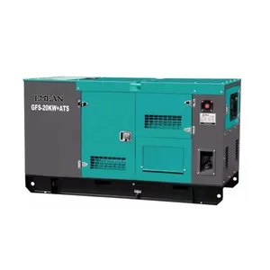 Generator Diesel Electrogen Groupe Buatan Tiongkok 20 Kw 50kw Generator Diam untuk Harga Yang Baik