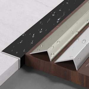 Accessoires de maison modernes, bande de bordure en alliage d'aluminium, protection d'angle en forme de 7, bande de bordure en forme de L, angle droit, garniture de carrelage - Product Image 5