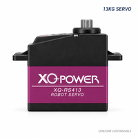 Servomoteurs à vendre XQ-POWER XQ-RS413 13KG Servomoteur numérique sans noyau pour robot, résistant à l'eau, 180 degrés, pour voiture RC 6V