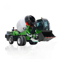 Camion bétonnière autochargeur à commande intelligente 0,5m3 1,2m3 2,0m3 3,5m3 4,0m3 Dimensions