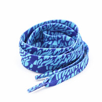 Yrunfeety – lacets de chaussures à Logo imprimé personnalisé, lacets arc-en-ciel, lacets plats, cordes colorées pour baskets