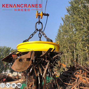 1 тонна 2 тонны круговой Подъемный электромагнит Электрический магнит подъемный лом цена для крана - Product Image 4