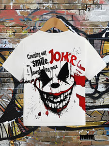 T-shirts d'été décontractés à manches <span class=keywords><strong>courtes</strong></span> pour garçons, style farce amusant, personnalisables, en polyester/nylon, séchage rapide, coupe ample, imprimés numériques – Grande Vente - Product Image 4