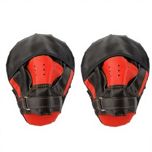 OEM Boxing Focus Pads Durable Curved Training Mitts with Breathable Mesh Palm - Product Image 1