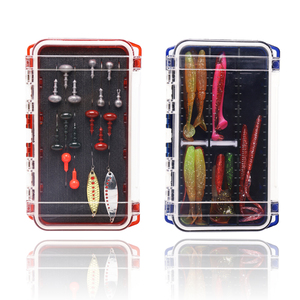 Best-seller Boîte à leurres double face en carbone Boîte <span class=keywords><strong>de</strong></span> <span class=keywords><strong>rangement</strong></span> pour hameçons à tête <span class=keywords><strong>de</strong></span> plomb Boîte à hameçons portable pour la pêche en plein air Vente en gros - Product Image 2