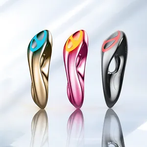Custom LED Skin Care Beauty Tool Hot And Cold Face Massage Tool Home use Ems Facial Lifting Device