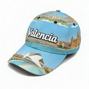 Gorra de Béisbol Bordada Azul Marino con Logotipo Personalizado al por Mayor, Recuerdos Turísticos de <span class=keywords><strong>Valencia</strong></span>, Venezuela, OEM - Product Image 3