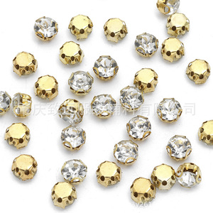 Strass en cristal rond de 8 mm, 12 facettes, sans nickel, accessoires de bijoux DIY, vente directe d'usine - Product Image 4