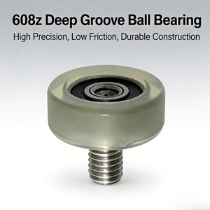 Roulement à billes à gorge profonde 608Z de haute qualité avec couvercle de protection pour roues en caoutchouc – Scellé avec précision et résistant à l'usure - Product Image 1