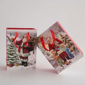 Luxury Handmade Paper Bag in Art Paper With Turn Top Colorful PP Rope Handle With Lamination for Clothes/gift/jewelry - Product Image 6
