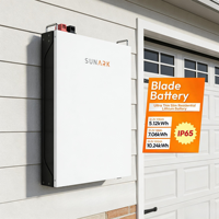 Batterie lithium-ion Sunark 48 volts 5 kWh 10 kWh avec spécifications 100 Ah 200 Ah pour remplacement de système d'alimentation solaire