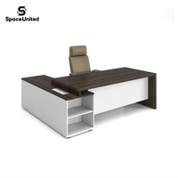 Ensemble de bureau de direction en panneaux de particules de style designer SpaceUnited