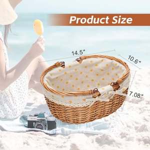 <span class=keywords><strong>Cesta</strong></span> <span class=keywords><strong>de</strong></span> <span class=keywords><strong>Picnic</strong></span> Aislada con Ruedas, Elegante <span class=keywords><strong>Cesta</strong></span> para Café, Regalo <span class=keywords><strong>de</strong></span> Boda, Bolsa <span class=keywords><strong>de</strong></span> Playa <span class=keywords><strong>de</strong></span> Malla, Juego Completo <span class=keywords><strong>de</strong></span> Juguetes para Bicicleta para Niños <span class=keywords><strong>de</strong></span> 1 Año - Product Image 4