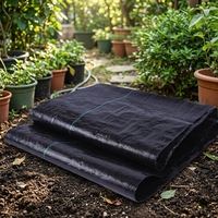 KunPeng KP-840 Tapis de paillage agricole en tissu pour le contrôle des adventices, film de paillage en PP en rouleau avec découpe et étirement