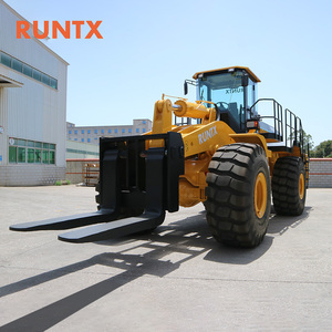 RUNTX roda peralatan penanganan batu Forklift pemuat depan 42Ton blok batu Handler dengan 162kw diesel WEICHAI mesin - Product Image 4