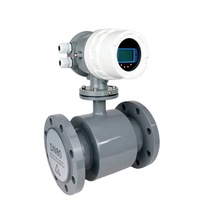 Flowmeter Elektromagnetik untuk Bahan Kimia Asam Alkali Bir Susu SS316 OEM