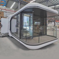 Maisons capsules préfabriquées WinFair pour jardin, 40 pieds, Cebu Philippines, villas avec cuisine pour camping-car / chambre de camping en plein air