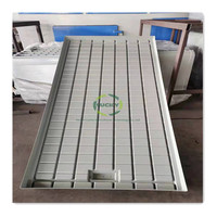 Grand banc roulant en plastique 4ft*8ft pour hydroponie, aéroponie et système d'irrigation par flux et reflux en serre ABS