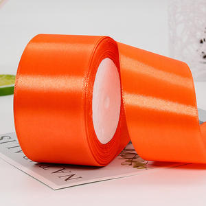 Cinta de Satén de una Cara de 22 <span class=keywords><strong>Metros</strong></span>, 25 Yardas, 50 mm, <span class=keywords><strong>2</strong></span> Pulgadas, Rollo Completo, para Decoración de Pasteles de Boda y Fiestas - Product Image 6