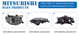 Fari Anteriori per Auto Gruppo Ottico per Pickup <span class=keywords><strong>Mitsubishi</strong></span> <span class=keywords><strong>L200</strong></span> Triton Strada Sportero 2013 2014 Fari Anteriori - Product Image 5