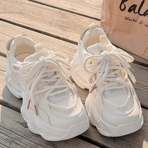<span class=keywords><strong>Zapatillas</strong></span> Deportivas de Malla Transpirable para <span class=keywords><strong>Mujer</strong></span>, Novedad de Primavera y Otoño 2024, de Moda Casual para Correr con Suela Gruesa - Product Image 5