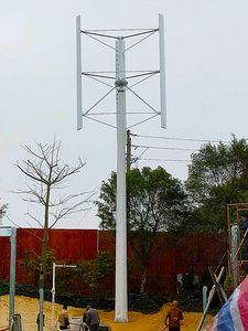 เครื่องกำเนิดไฟฟ้าพลังงานลมแบบแกนตั้ง SMARAAD SH-3000 พร้อมตัวควบคุม MPPT ใบพัดอลูมิเนียม 3KW SH-3000W Wind SH-3000W - Product Image 4