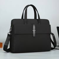 Sac souple pour documents professionnels en cuir véritable, imperméable, grande capacité, pour ordinateur portable, idéal pour les déplacements professionnels et les réunions