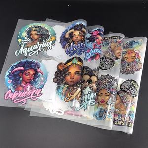 Vente en gros de vêtements plastisol prêt à presser DTF transfert de chaleur conceptions logo fer sur autocollant pour T-shirts - Product Image 1