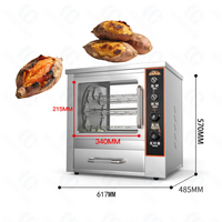 Four électrique commercial automatique pour patates douces, pommes de terre et maïs, à poser sur comptoir