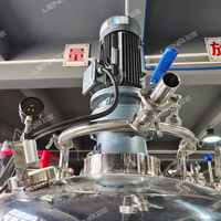 Équipement de mélange industriel, cuve de mélange avec agitateur, machine de fabrication de détergent, équipement de mélange de savon liquide et de cosmétiques en acier inoxydable 304 316