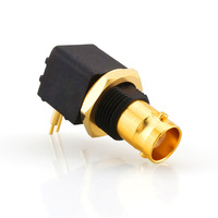 Connecteurs Électriques Femelles YYTCG HIFI Plaqués Or, Boîtier Rond en Cuivre, Prises RCA BNC, Bornes de Liaison pour Amplificateur et Haut-parleur