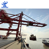 YAOUCRANE Quayside conteneur grue électrique 30ton 40ton 50ton 100ton navire grue à portique à terre nouvel état d'occasion 80ton à vendre