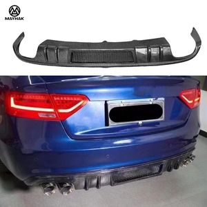 Difusor Trasero de Fibra de Carbono Real de Repuesto, Ajuste Perfecto, para <span class=keywords><strong>Audi</strong></span> A5 No Sline <span class=keywords><strong>8T3</strong></span> Pre Lci Coupé 2008-2011 - Product Image 1