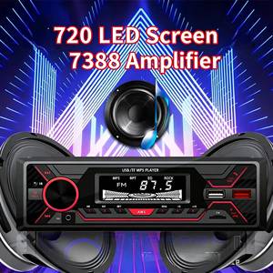 Universal Car MP3 <b>Player</b> FM Radio <b>USB</b> TF Hi-Fi Audio with Remote Control Built in Microphone - Product Image 4
