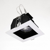 Montaje de fácil reemplazo MR16 GU5.3 E27 GU10 Techo empotrado Downlight Carcasa de aluminio Downlight Accesorios GU10/MR16 Portalámparas