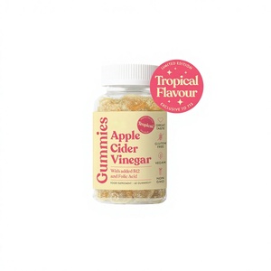 Gummies au vinaigre <span class=keywords><strong>de</strong></span> cidre <span class=keywords><strong>de</strong></span> pomme et au collagène : Complément alimentaire pour la santé, le bien-être, l'énergie, le système immunitaire, le sommeil et les nootropiques à base <span class=keywords><strong>de</strong></span> plantes - Product Image 1