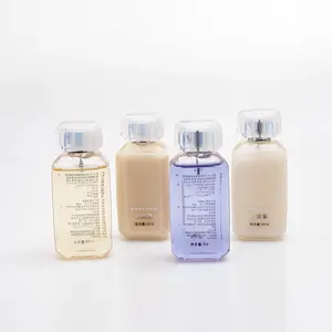 Set cosmetico Hotel di lusso personalizzato 50ml Kit di Shampoo e Gel doccia da viaggio