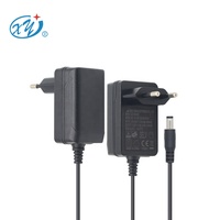 Factory Outlet CE GS Adaptor Ac ErP Baru Eropa 220-240V Ac Ke Dc 12V 1000mA 24V 0,5 A Adaptor Daya untuk Lampu Strip