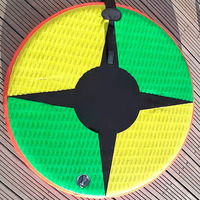 Tubes remorquables disque de surf gonflable rond dispositif aquatique planche de réveil pour enfants et adultes