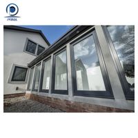 Elegante Ventana Abatible de Aluminio con Opciones de Color Personalizadas
