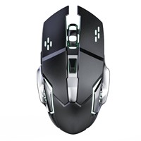 Mouse gaming vertikal nirkabel 2.4G BT dual mode isi ulang daya, kustomisasi OEM Tipe C, untuk PC, laptop, tablet, dan kantor.