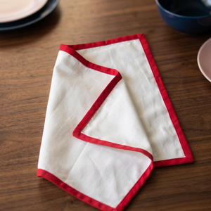 Essuie-tout de cuisine en coton rose, rectangulaire uni, écologique, lavable en machine, teinture unie, provenant du Tamil Nadu, pour usage domestique - Product Image 1