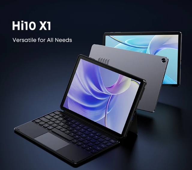 CHUWI 2024 Hi10 X1 2 in 1 Tablet 10.1"Display Intel N100 Processor LPDDR5 8GB RAM 256GB SSD Win 11 Tablets PC WiFi6 for Business