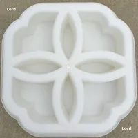 Moule en plastique pour briques creuses et décoration murale de fenêtre à motif floral ventilé