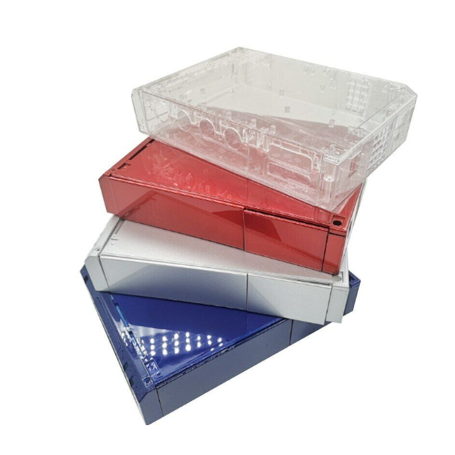 Full Set Multi Color Transparent Housing Replacement Case Shell for Nintendo WII Game Console Shell