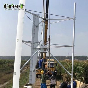 Solución Energética Todo en Uno: Aerogenerador Vertical Tipo H para Generación de Energía Conectada a la Red sin Interrupciones - Product Image 5