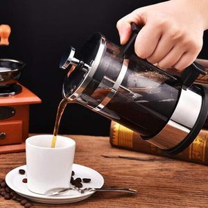 Cafetera Francesa de Vidrio y Acero Inoxidable de 1L, Prensa Francesa para Café y Té, en Oferta - Product Image 2