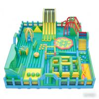 Parcours d'obstacles gonflable commercial pour adultes : Jeux gonflables géants pour aire de jeux, défis et châteaux gonflables