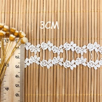 Dentelle en tissu souple soluble dans l'eau en polyester et soie, dentelle nigériane à pois, dentelle française pour vêtements